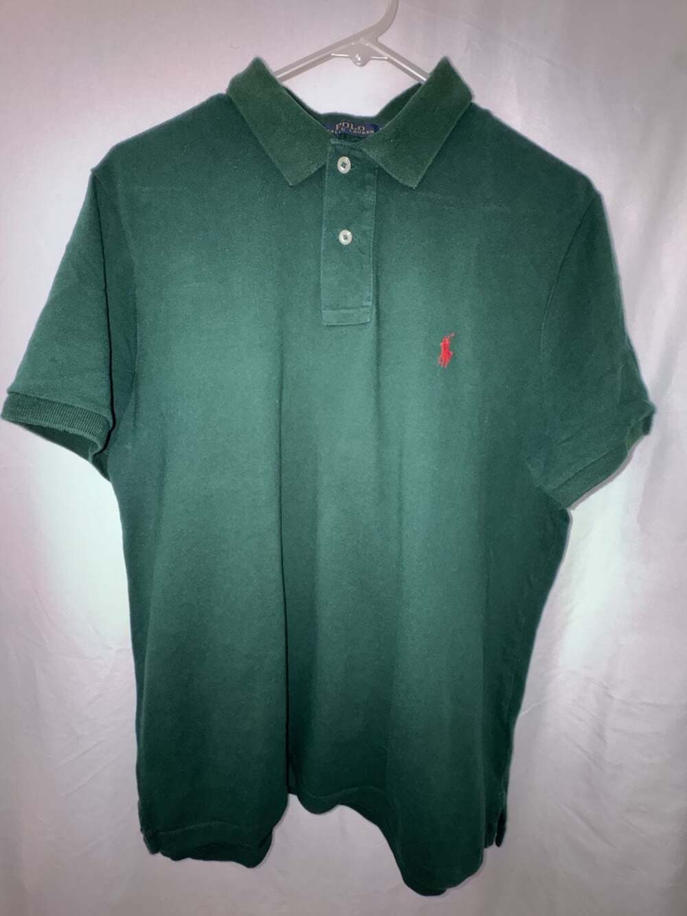 Polo Ralph Lauren Men's Custom Slim Fit Short Sleeve Pique Polo Shirt in Green